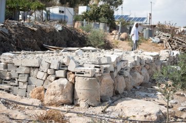 Demolished structure Um al Kher